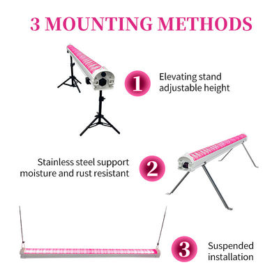 Dimmable High Red 660nm 730nm LM301H EVO LM281B 4Ft 120W 150W Under Canopy Light LED Bar