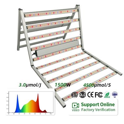 Commercial Foldable LED Grow Lights 1500 Watt Plant LED Grow Lights For Seed Starting