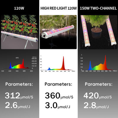 Customized LED Grow Lights 4Ft 120W 150W Plant Growing LED Light