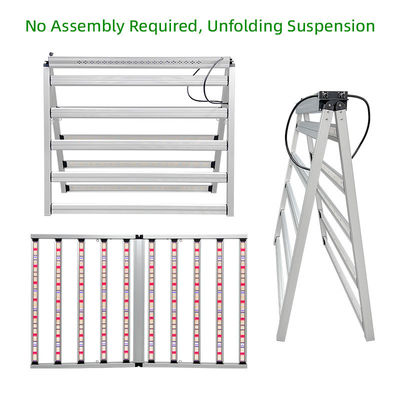 Dimmable Foldable Full Spectrum Grow Lamp For Indoor Plants 10 Bars 1100W