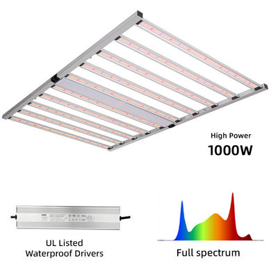 ANDY Commercial 4x4 4x6FT 10 Bar Led Plant Grow Light 1000W High Brightness Daisy Chain Dimmable with SAMSUNG Chips
