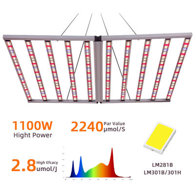 Two Channel Dimmable Full Spectrum Plant Light Commercial LED Plant Grow Light Bar
