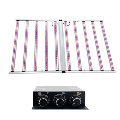 Commercial UV IR Grow Light Bar 10 Bar 1100W Full Spectrum For Microgreen Strawberry