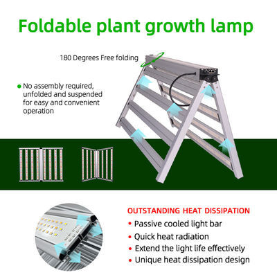 ANDY Hydroponic 4x4ft 8 Bar 800W Full Spectrum SAMSUNG Chips Led Grow Light for Indoor Plant