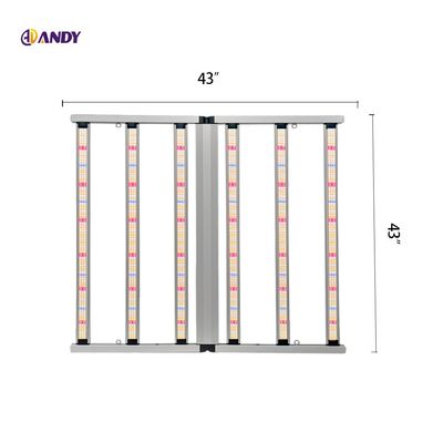 Samsung LM281B 4X4FT 640W Led Grow Lights ANDY Best Folding Plant Lighting for Tomato Veg