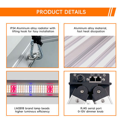 ANDY Full Spectrum LED Plant Grow Light 4x4ft 800W SAMSUNG LM301h EVO LM281b Led Grow Light for Veg Fruit Flower