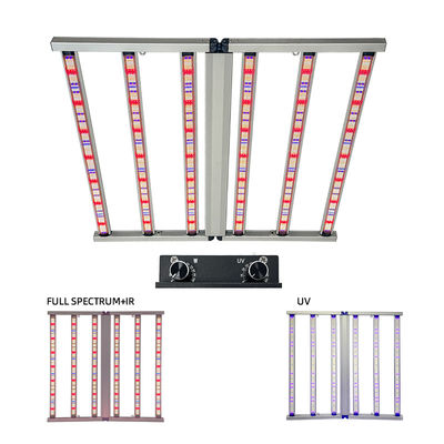 Dual Channel 700W UV Indoor Plant Light , Greenhouse LED Grow Light With UV