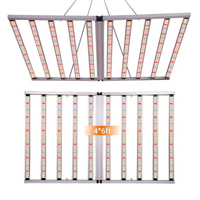 4x6ft Full Spectrum 10 Bar LED Grow Light 1000W Commercial SAMSUNG LM301H LM281B for Veg Fruit Tomato Microgreen