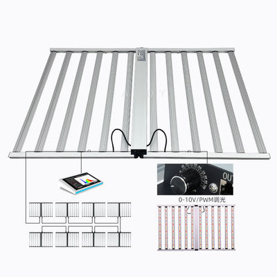 ANDY Full Spectrum Foldable LED Grow Light 1200W 12 Bar LED Grow Light Dimmable