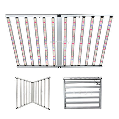 ANDY Full Spectrum Foldable LED Grow Light 1200W 12 Bar LED Grow Light Dimmable