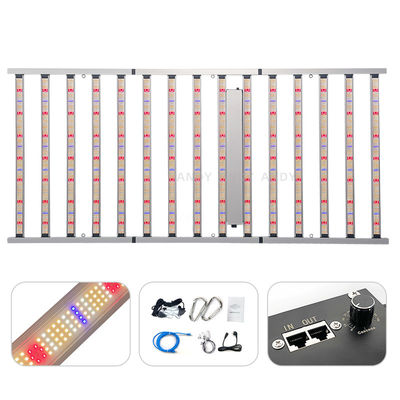 4x8ft 15 Bars Full Spectrum LED Growing Lights 1500W Commercial LED Grow Light For Plant Growth