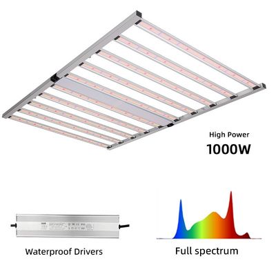Commercial High Power LED Grow Light 1000W 4x6ft 10 Bar Full Spectrum Lights For Plants