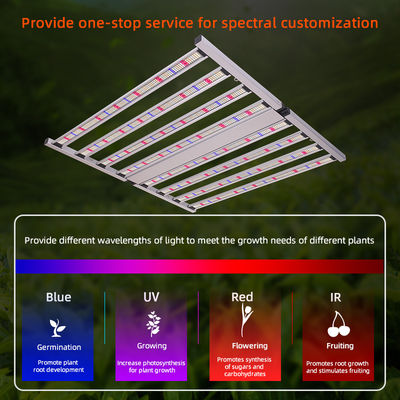 ANDY 4x4ft 800W Full Spectrum LED Grow Light Hydroponic Veg Flower Stages Plant Lighting Strip with SAMSUNG LM301H EVO LM281B