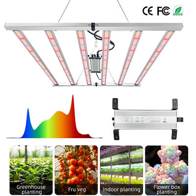 4x4ft 6 Bar 720W Full Spectrum LED Grow Lights Commercial Cultivation SAMSUNG Chips for Indoor Plants