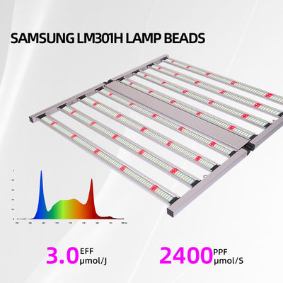 Samsung LM301H LED Chips Full Spectrum 4x4ft 8 Bar 800W Growing Lights for Hydroponics Vertical Farm Indoor Plant