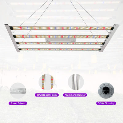 Full Spectrum 400W LED Grow Lighting Wholesale High PPFD Indoor Grow Light Bar Style Samsung Lm301h Evo for Hydroponics