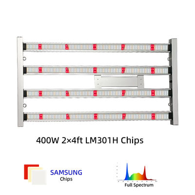 LM301H 400W Commercial Full Spectrum LED Plant Grow Light Wholesale SAMSUNG White Red 2*4ft 300W 400W 4 Bar for Indoor Flower