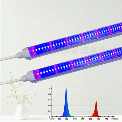 Full Spectrum LED Tubes 4ft 1.2M 18W 25W 36W T8 6500k Grow Light 460nm 660nm For Veg Bloom