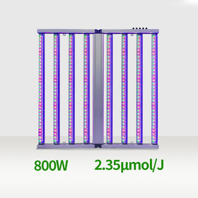 8 Bar 800W Five Channels UV IR Green Dimming Samsung LM301H LM281B Chips Full Spectrum LED Plant Grow Lights for Horticultural