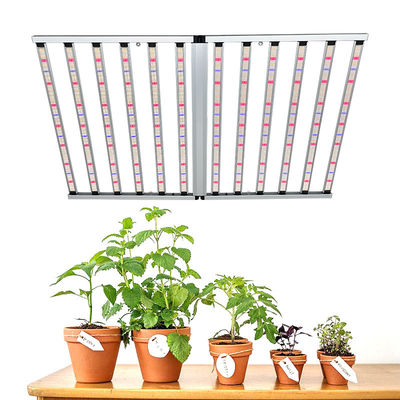 4x6ft 12 Bar 1200W Plant LED Grow Light Fixture , Folding LED Grow Light Full Spectrum