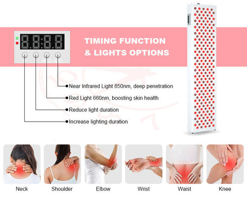 Red Light Therapy Full Body Devices 1500W Infrared Light Therapy Lamp For Pain Relief