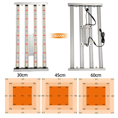 Commercial 4 Bar 400W LED Plant Grow Light Full Spectrum Wholesale SAMSUNG LM301H LM281B EVO for Indoor Growth