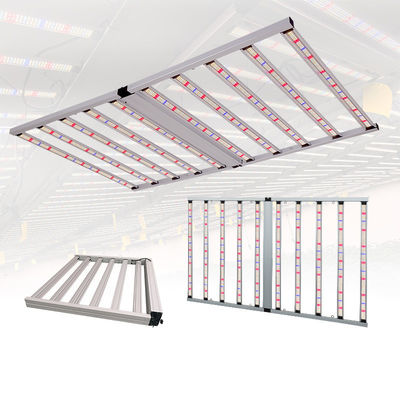 ANDY 1000W 4×6ft LM281B Dimmable Greenhouse 10 Bar LED Grow Light Full Spectrum for Veg Flower