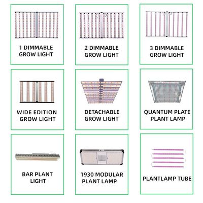 12 Bar 1200W LED Grow Lights For Indoor Plants Full Spectrum