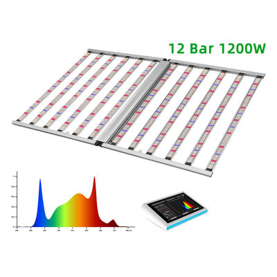 Full Spectrum Horticultural Light 12 Bar Greenhouse LED Grow Lights 1200W