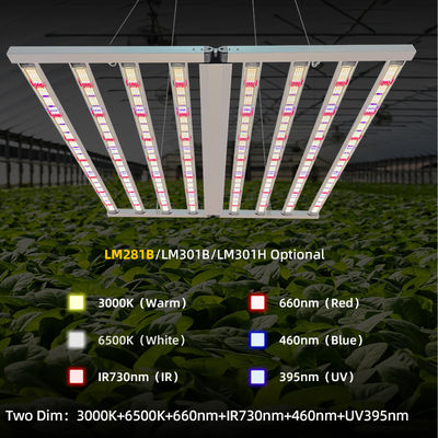 900 Watt UV LED Grow Light ,  Dimmable LED Grow Light For Indoor Plants