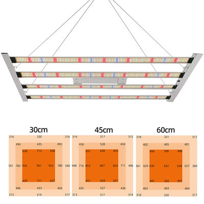 Indoor Foldable SAMSUNG Lm281B 301H 301B Full Spectrum 660nm 720nm Hydroponic Plant 4x4ft 4 Bar Style 400w Led Grow Light