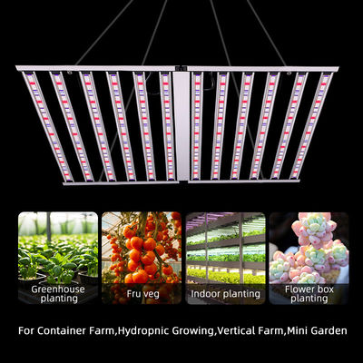 Commercial Full Spectrum Two Way Dimmable UV IR 4x6ft 12 Bar 1300 Watt Led Grow Plant Light for Greenhouse Indoor Farming