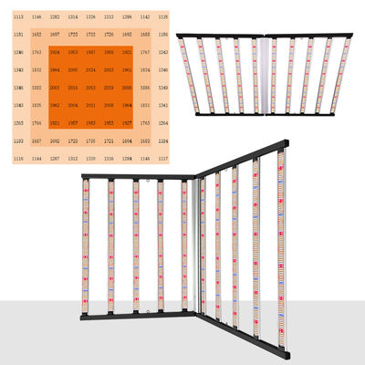 Foldable Dimmable Full Spectrum 1000w Led Grow Light Bar Samsung Lm281b Lm301h Evo for Veg Fruit Bloom