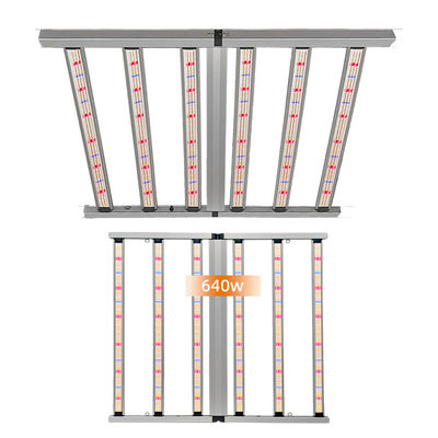 Full Spectrum 640W Plant Grow Lights Foldable SAMSUNG LM281B LED Bar for Indoor Vertical Farming Plants