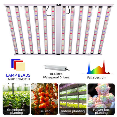 Hydroponic LED Grow Light Full Spectrum 4x6ft 1200W LED Grow Lights For Vertical Farming