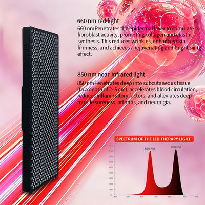 Standing Red Light Panel Bed PDT Machine 660nm 850nm Near Red Light Therapy Panel