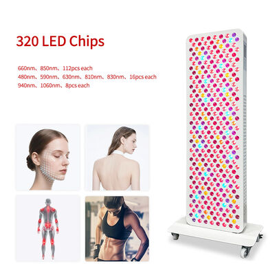 480nm-1060nm 5 7 9 Wavelengths Dual Chip Infrared Lamp PDT Machine Full Body Red Light Therapy Panels