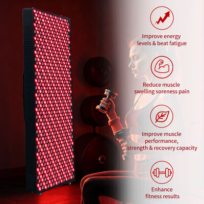 700 LEDs Standing Red Light Therapy Panel Heating Infrared Red Light Full Body