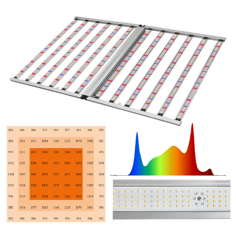 12 Bar Full Spectrum 1200W LED Grow Light Commercial Vertical Farming Grow Lights
