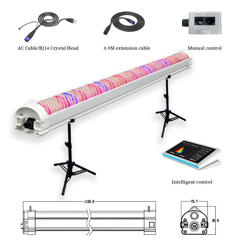 Full Spectrum Under Canopy Grow Lights 150W One Dual Channels Deep IR LED Grow Light