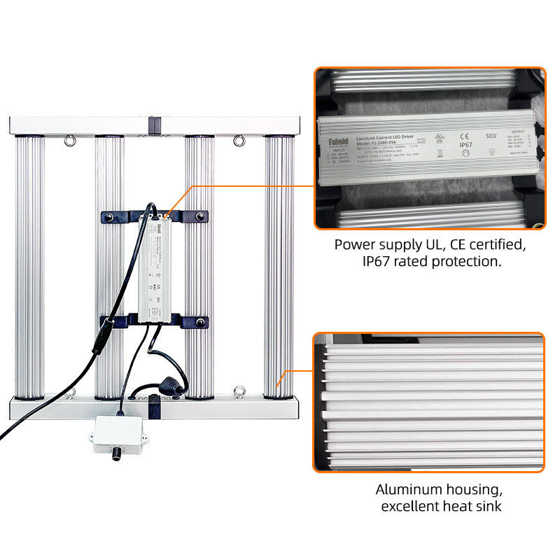 ANDY Daisy Chain Dim Commercial Small 4 Bar 240W LED Grow Lights Full Spectrum