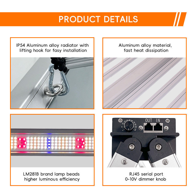 ANDY Full Spectrum LED Plant Grow Light 4x4ft 800W SAMSUNG LM301h EVO LM281b Led Grow Light for Veg Fruit Flower