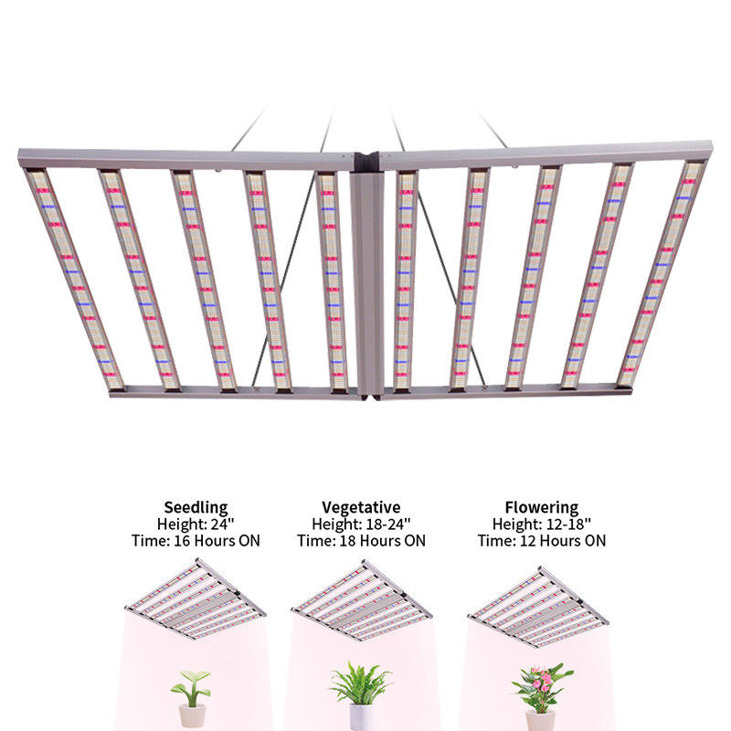 ANDY Full Spectrum 1000W Grow Light LED SAMSUNG LM301H LM281B EVO 10 Bar 4x4ft 4x6ft Commercial Horticulture