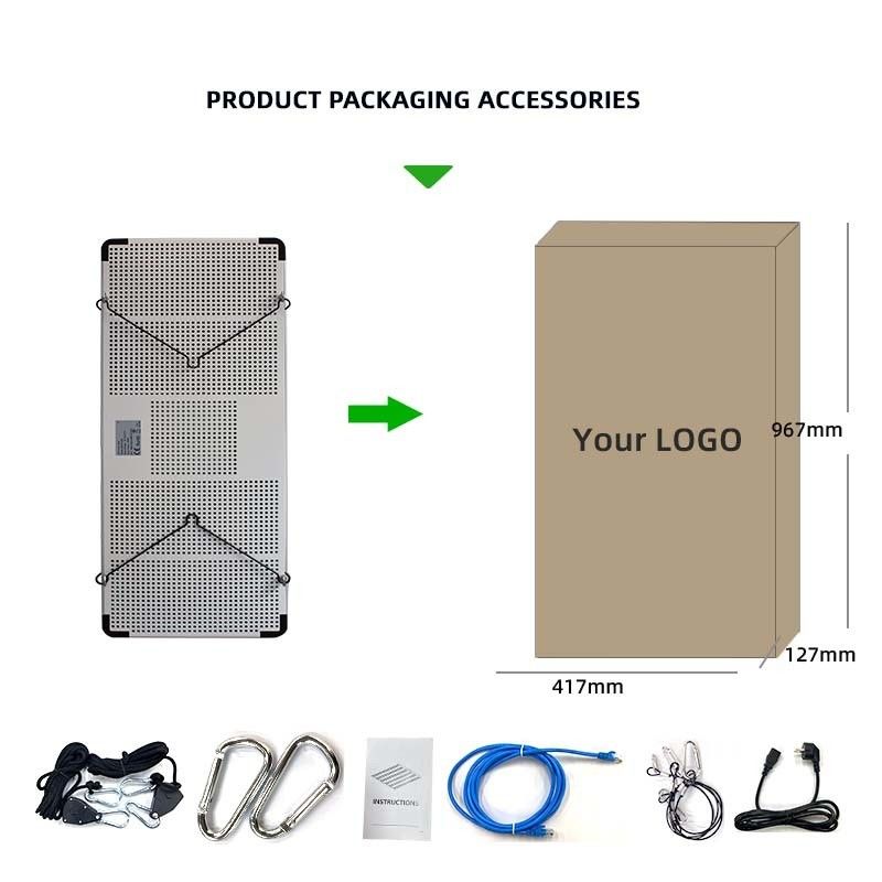 Commercial Greenhouse Grow Lights 800W Red And Blue Spectrum LED Grow Lights Hydroponics