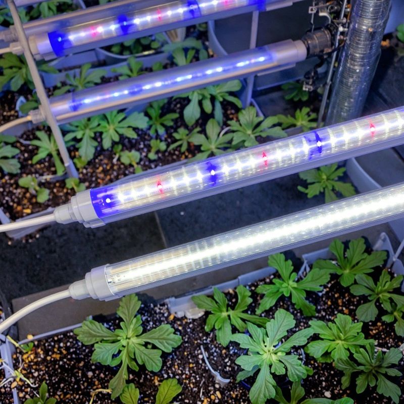 18W 20W 25W 28W 36W LED Grow Light Tubes Waterproof 3ft 4ft T5 T8 Lighting Fixture PVC Body