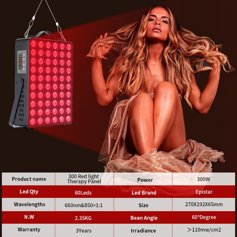 Full Body Infrared Red Light Therapy Device Panel 300W Pain Relief Face Therapy