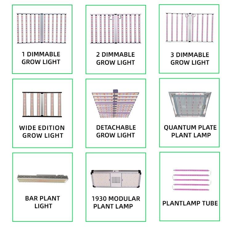 Full Spectrum Horticultural Light 12 Bar Greenhouse LED Grow Lights 1200W