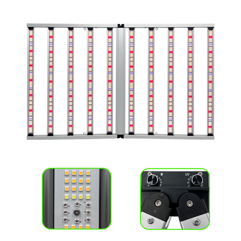 Foldable Custom Spectrum LED Grow Lights 1100W Ultraviolet Light For Growing Plants