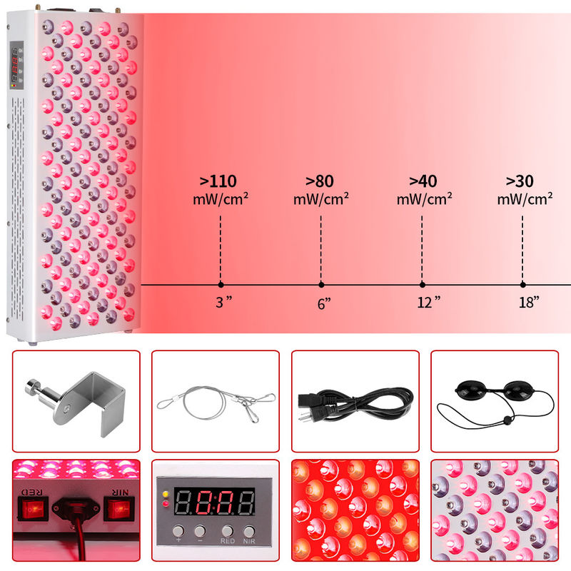 660nm 850nm 300W 600W 1000W 1500W Full Body Red Therapy Light Panels