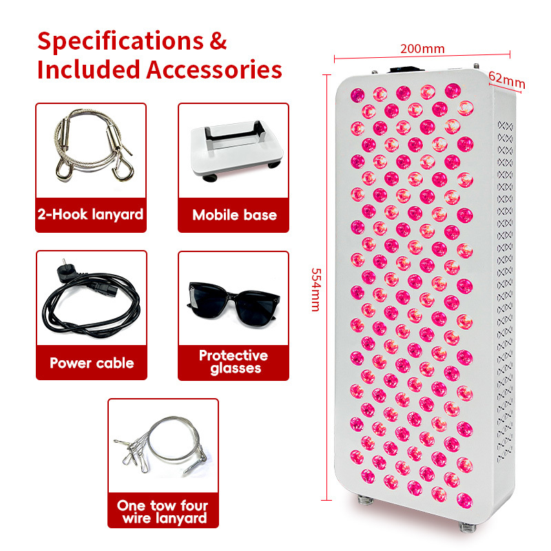 Shenzhen 120 LEDs 660nm 850nm Infrared Light Therapy Panels Small Pdt Machine Face Body 600W LED Red Light Therapy